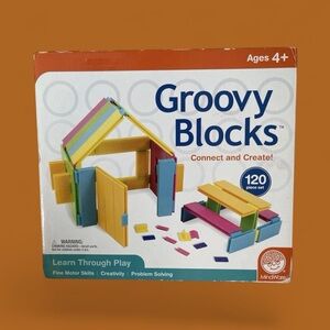 Groovy Blocks Mindware 120 Piece Set - Building Blocks
Gently used